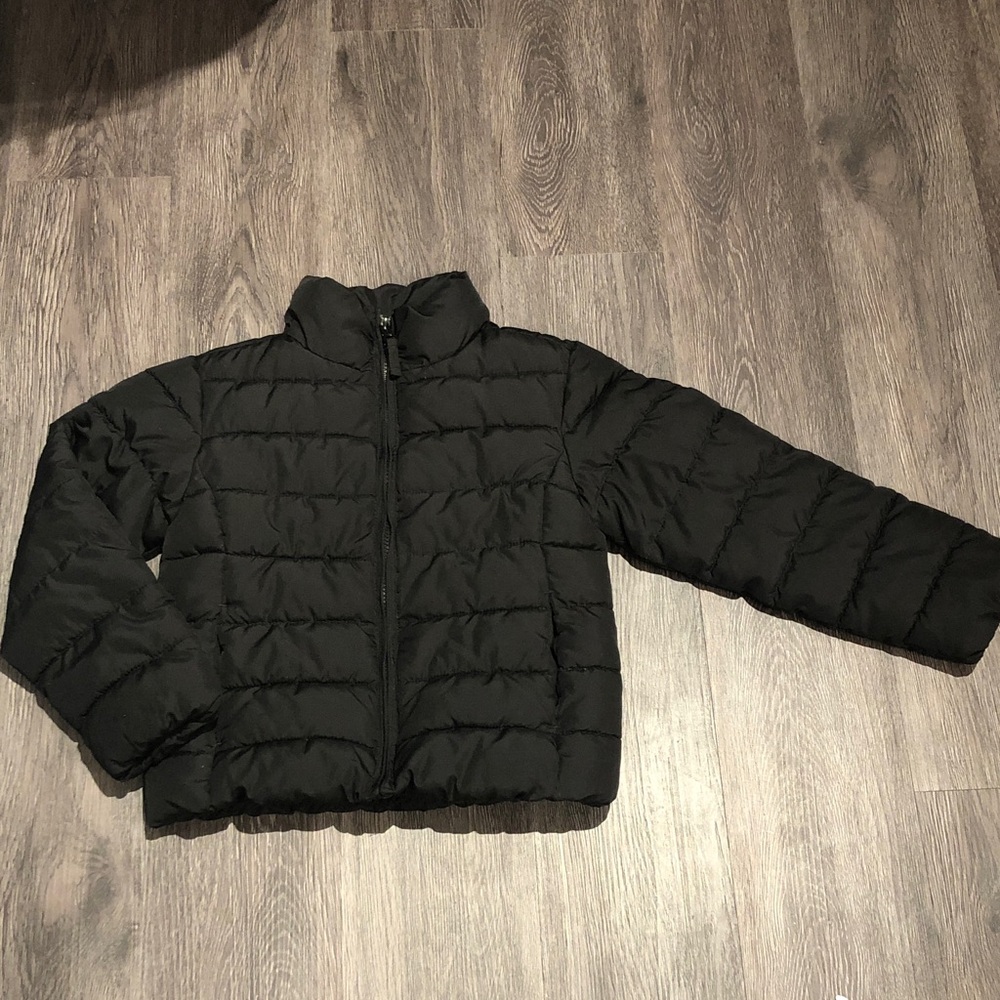 Place (S) Girls Black Lightweight Puffer Jacket
